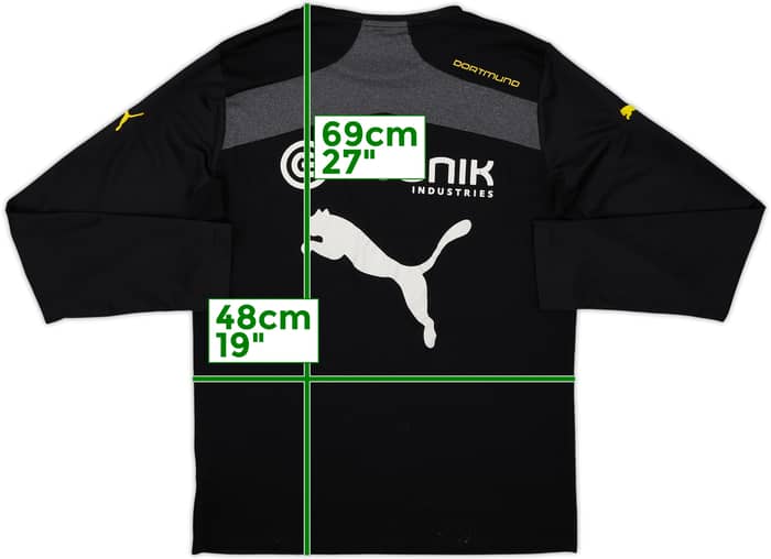 2013-14 Borussia Dortmund Player Issue Puma Training L/S Shirt #11 - 6/10 - (M)