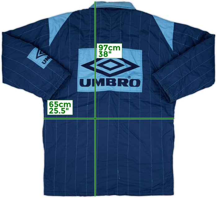 1990s Umbro Template Padded Bench Coat - 8/10 - (L)