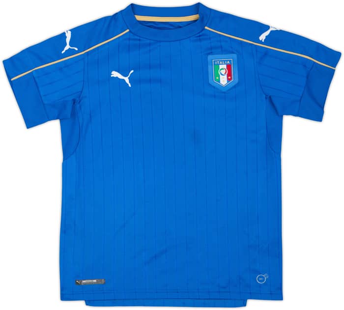 2016-17 Italy Home Shirt - 8/10 - (M.Boys)