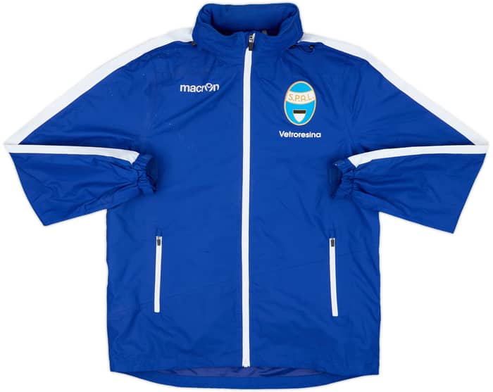 2019-20 SPAL Macron Hooded Rain Jacket - 7/10 - (S)