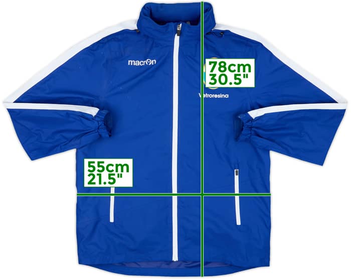 2019-20 SPAL Macron Hooded Rain Jacket - 7/10 - (S)