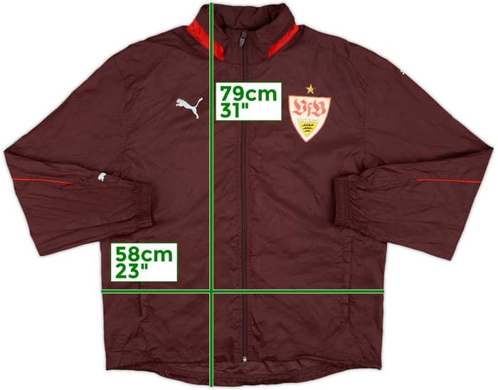 2008-09 Stuttgart Puma Hooded Rain Jacket - 5/10 - (M)