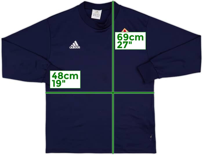 2003-05 Fiorentina adidas Training L/S Shirt - 6/10 - (S)