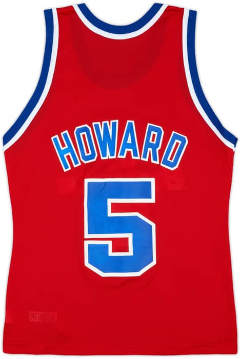 1995-97 Washington Bullets Howard #5 Champion Away Jersey - 9/10 - (S)