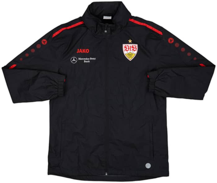 2019-20 Stuttgart Jako Hooded Rain Jacket - 9/10 - (L)
