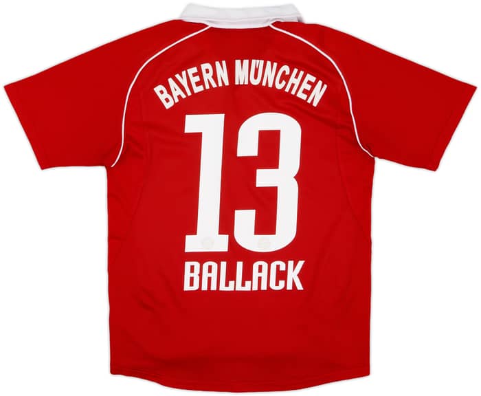 2005-06 Bayern Munich Home Shirt Ballack #13 - 5/10 - (S)