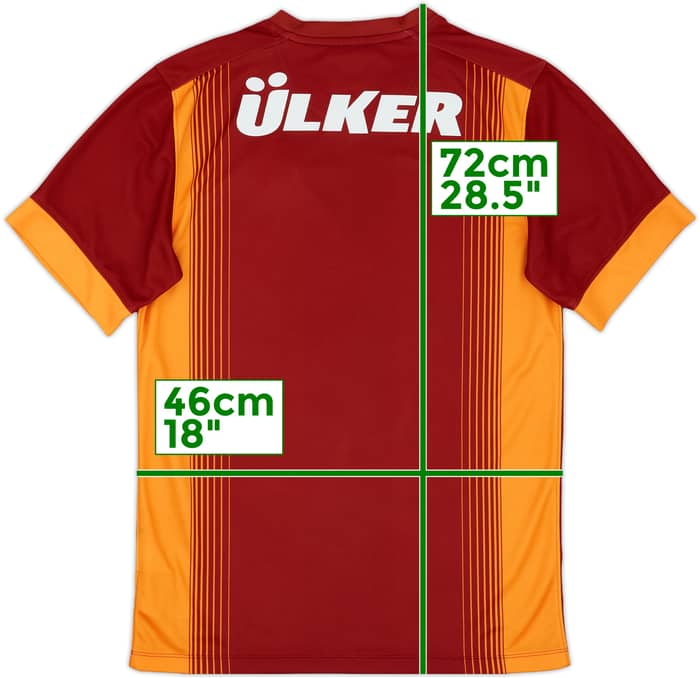 2014-15 Galatasaray Home Shirt - 8/10 - (S)
