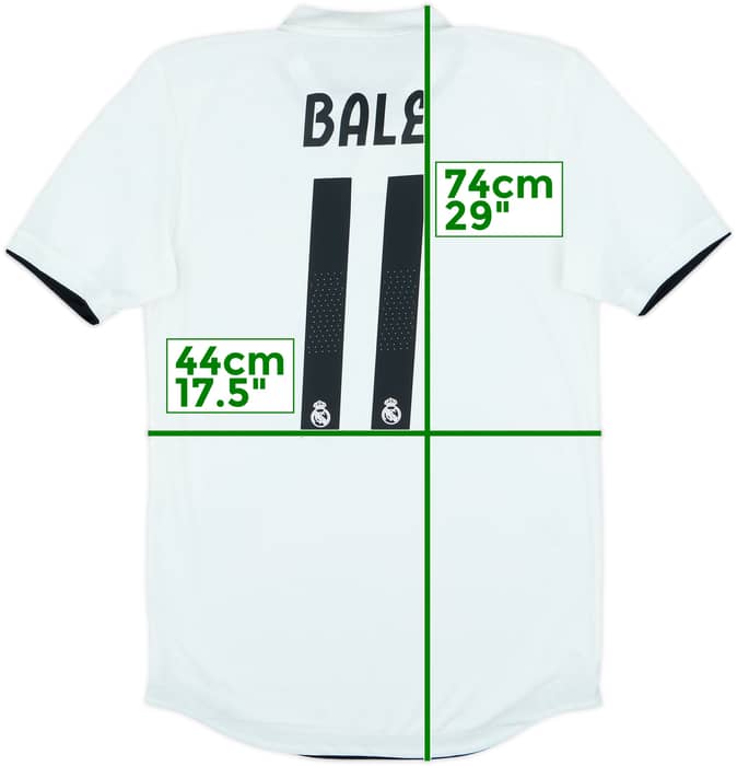 2018-19 Real Madrid Authentic Home Shirt Bale #11 - 8/10 - (S)