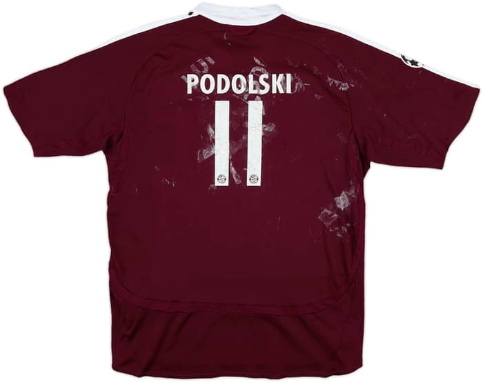 2006-07 Bayern Munich CL Shirt Podolski #11 - 4/10 - (XL.Boys)
