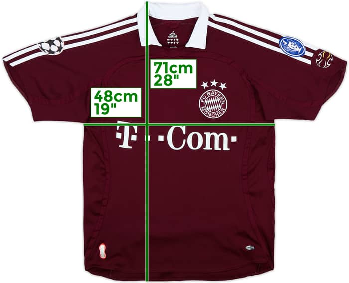 2006-07 Bayern Munich CL Shirt Podolski #11 - 4/10 - (XL.Boys)