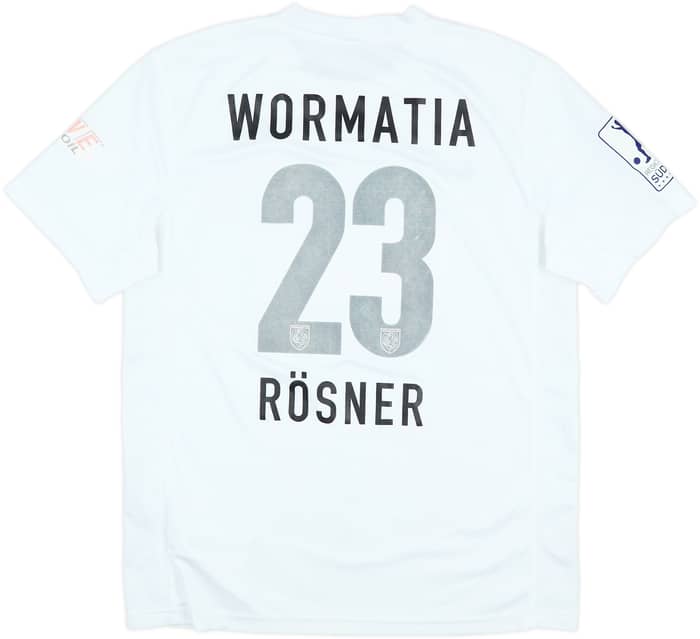 2012-13 Wormatia Worms Match Issue Away Shirt Rosner #23