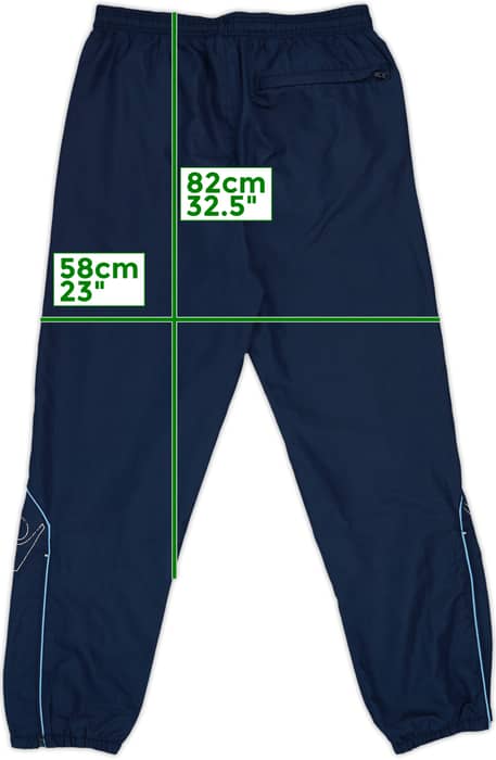 2009-10 Napoli Macron Track Pants/Bottoms - 6/10 - (M)
