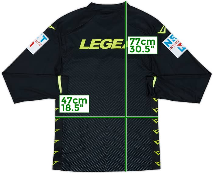 2020-21 Italy Diadora Referee L/S Shirt - 8/10 - (L)