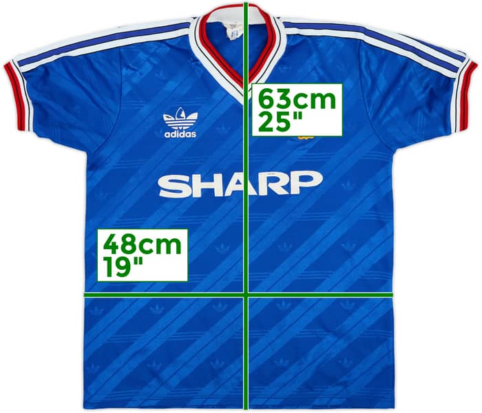 1986-88 Manchester United Third Shirt - 5/10 - (M)