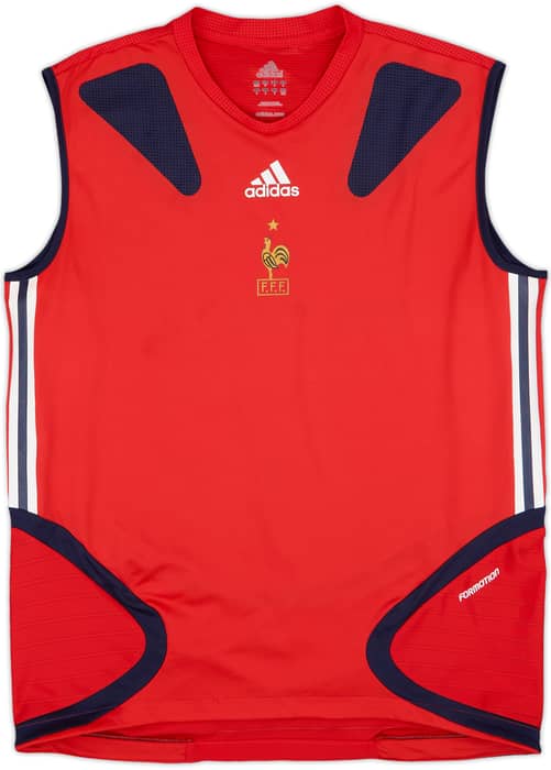 2007-08 France adidas Formotion Training Vest - 9/10 - (M/L)