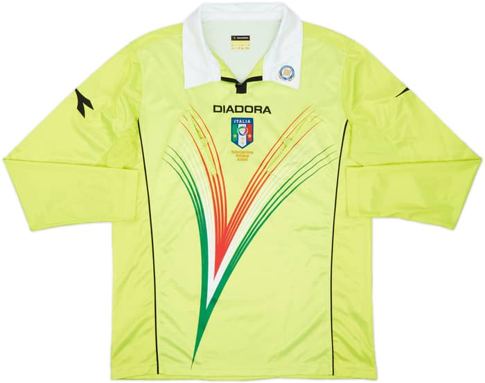 2011-12 Italy Diadora Centenary Referee L/S Shirt - 9/10 - (M)