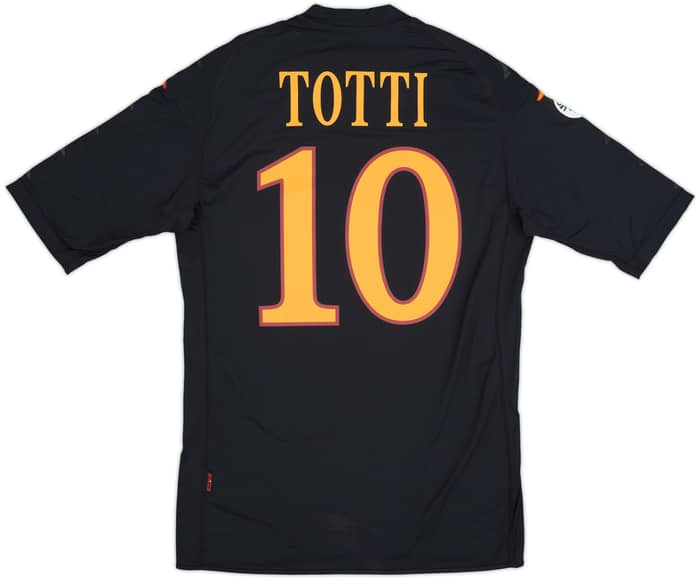 Camiseta de la tercera equipación de la Roma 2009-10 Totti #10 - 7/10 - (XL)