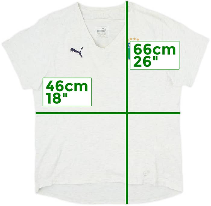 2017-18 Italy Puma Cotton Tee - 6/10 - (Women's L)