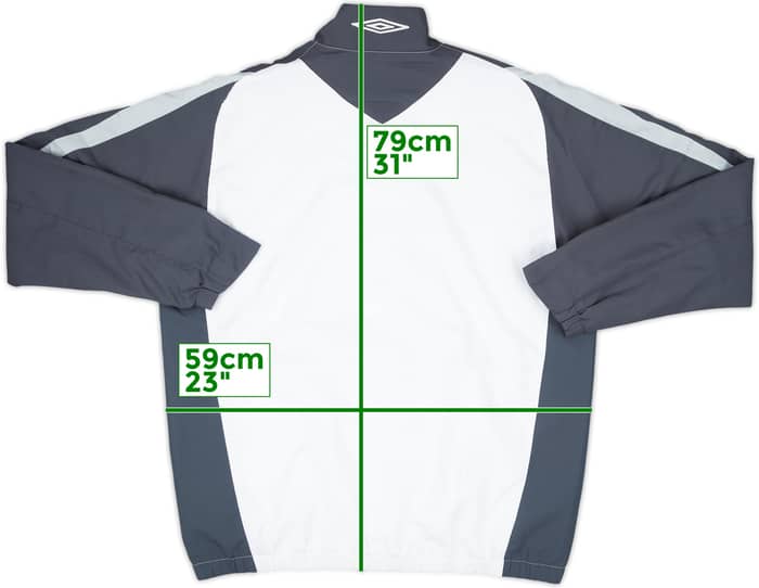 2007-09 England Umbro Track Jacket - 8/10 - (XL)