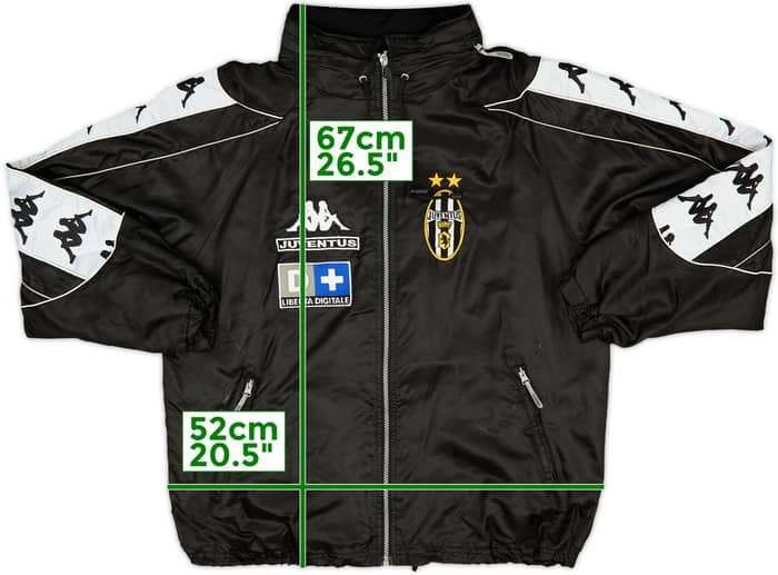 1999-00 Juventus Kappa Hooded Rain Jacket - 8/10 - (M)
