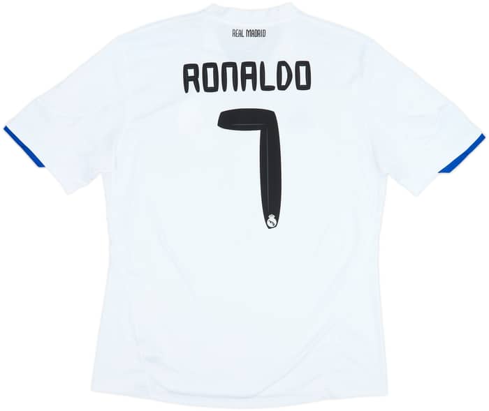 2010-11 Real Madrid Home Shirt Ronaldo #7 - 8/10 - (XL)