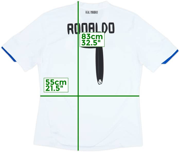 2010-11 Real Madrid Home Shirt Ronaldo #7 - 8/10 - (XL)