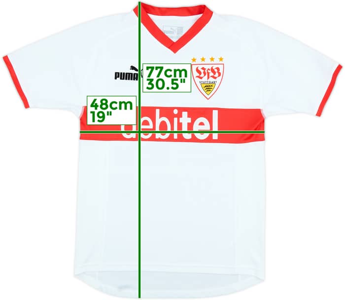 2003-04 Stuttgart Home Shirt Kuranyi #22 - 8/10 - (XL.Boys)