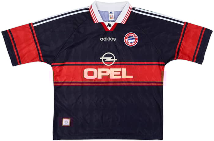 1997-99 Bayern Munich Home Shirt Elber #9 - 5/10 - (XL)