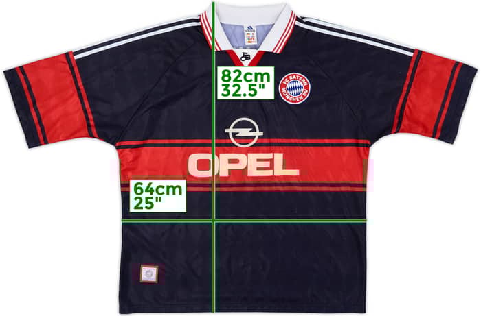 1997-99 Bayern Munich Home Shirt Elber #9 - 5/10 - (XL)