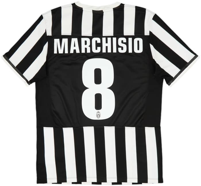 2013-14 Juventus Home Shirt Marchisio #8 - 6/10 - (L)