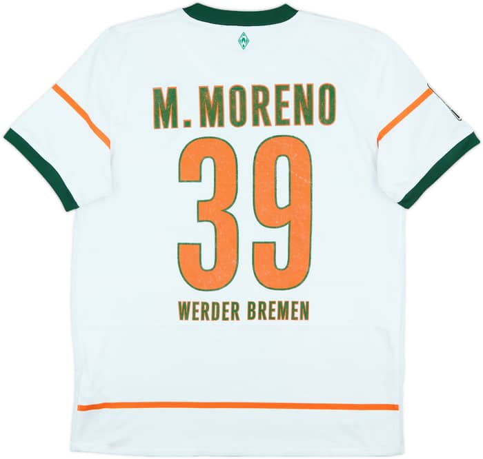 2009-10 Werder Bremen Away Shirt M.Moreno #39 - 6/10 - (M)