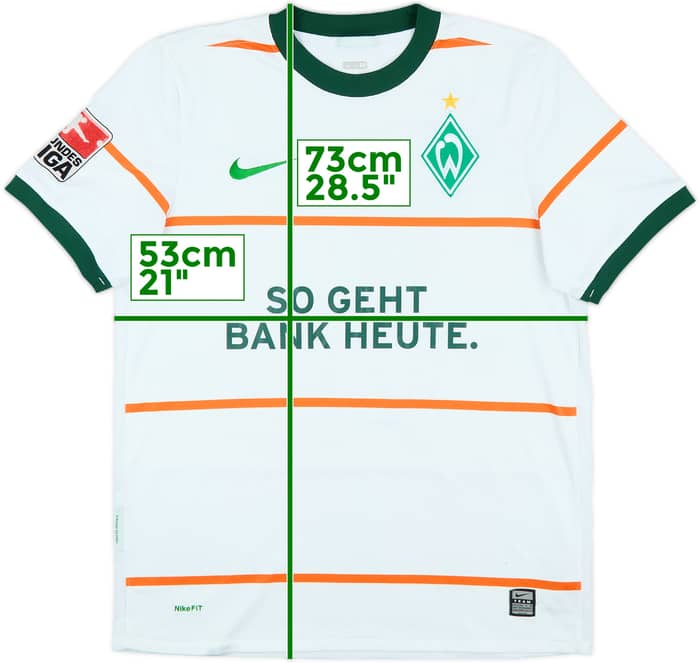2009-10 Werder Bremen Away Shirt M.Moreno #39 - 6/10 - (M)