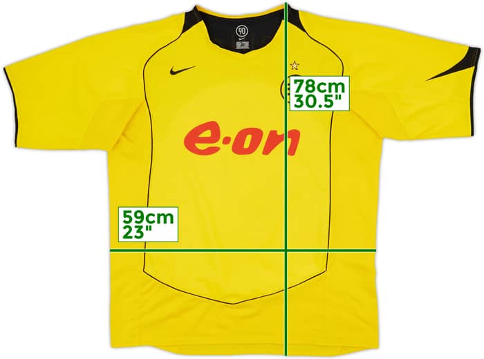 2004-05 Borussia Dortmund Home Shirt Kringe #6 - 6/10 - (XL)
