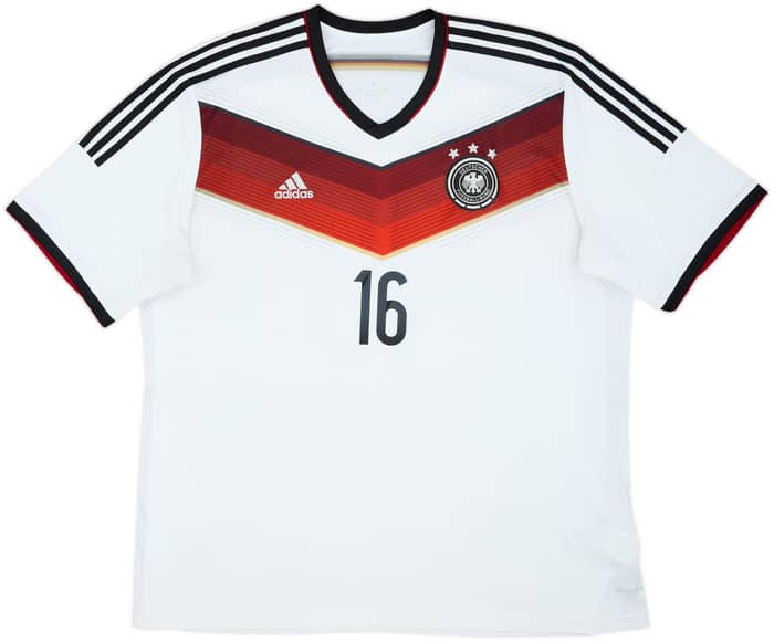 2014-15 Germany Home Shirt Lahm #16 - 7/10 - (3XL)