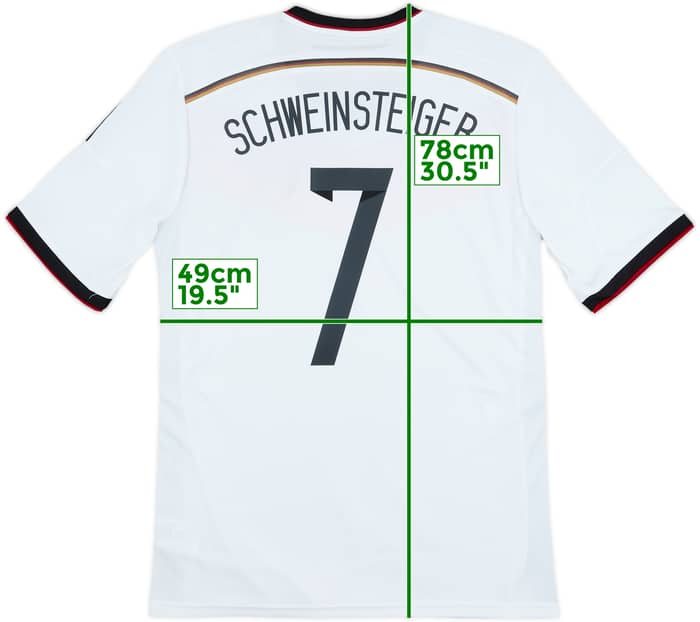 2014-15 Germany Home Shirt Schweinsteiger #7 - 5/10 - (L)