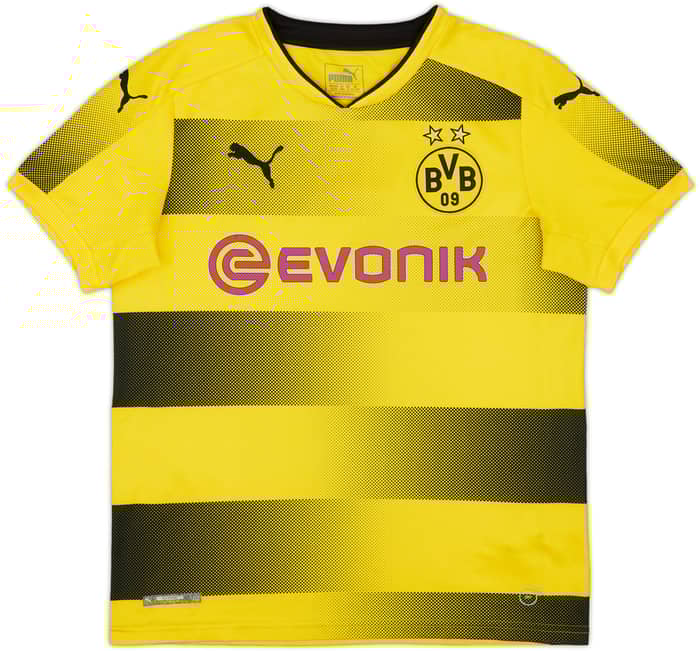2017-18 Borussia Dortmund Home Shirt Bartra #5 - 7/10 - (L.Boys)