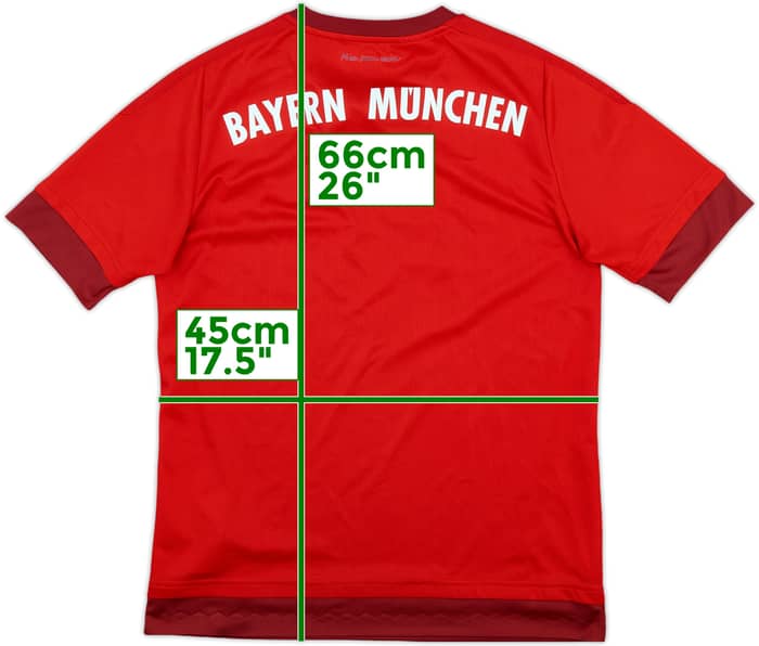 2015-16 Bayern Munich Home Shirt - 8/10 - (XL.Boys)