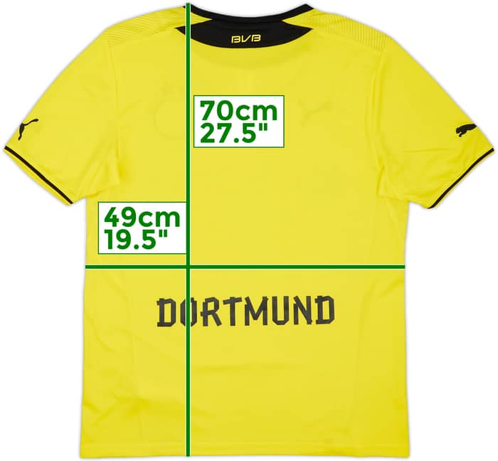 2013-14 Borussia Dortmund Home Shirt - 5/10 - (M)