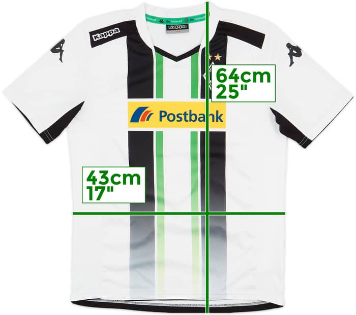 2014-15 Borussia Monchengladbach Home Shirt Traore #8 - 9/10 - (XL.Boys)