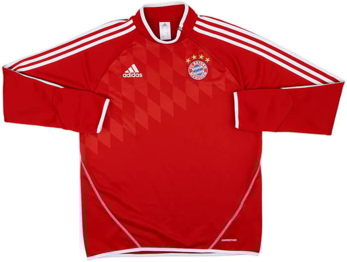 2013-14 Bayern Munich adidas 1/4 Zip Drill Top - 7/10 - (L/XL)