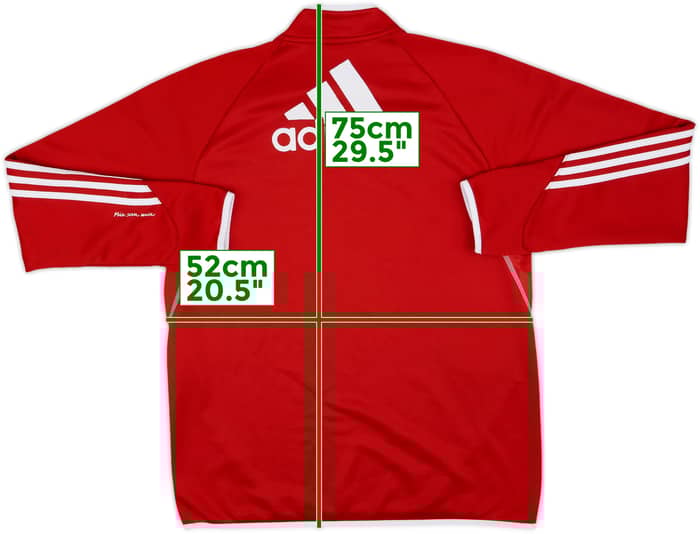 2013-14 Bayern Munich adidas 1/4 Zip Drill Top - 7/10 - (L/XL)