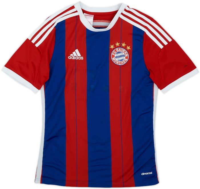 2014-15 Bayern Munich Home Shirt Lewandowski #9 - 4/10 - (L.Boys)