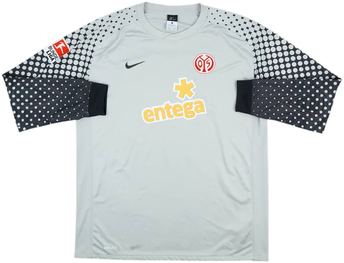 2010-11 FSV Mainz Match Issue Signed GK Shirt Wetklo #29