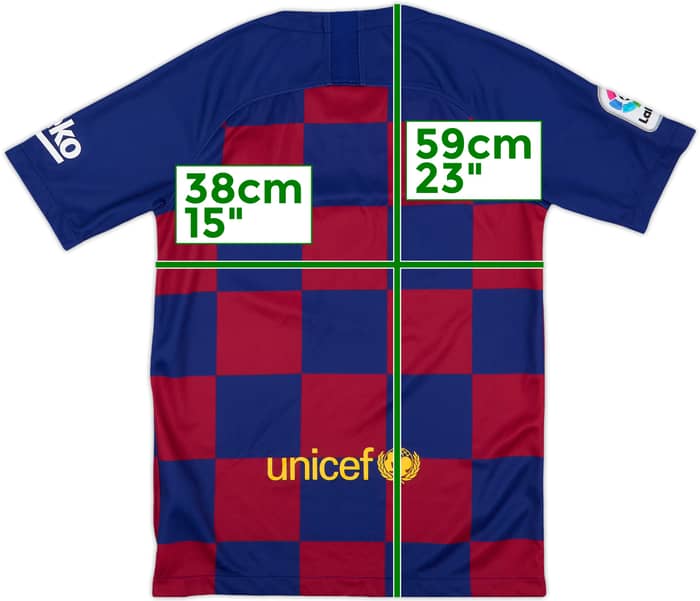 2019-20 Barcelona Home Shirt - 9/10 - (L.Boys)