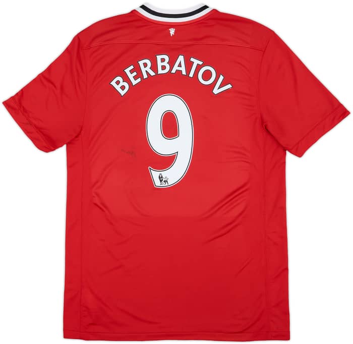 2011-12 Manchester United Home Shirt Berbatov #9 - 6/10 - (L)