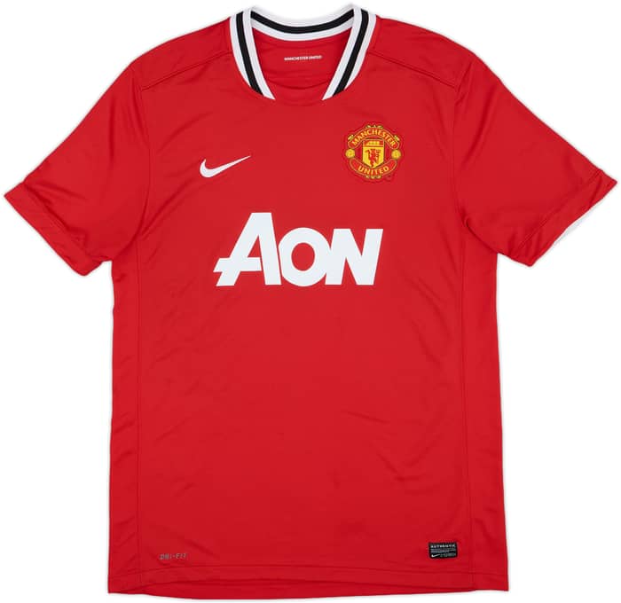 2011-12 Manchester United Home Shirt Berbatov #9 - 6/10 - (L)
