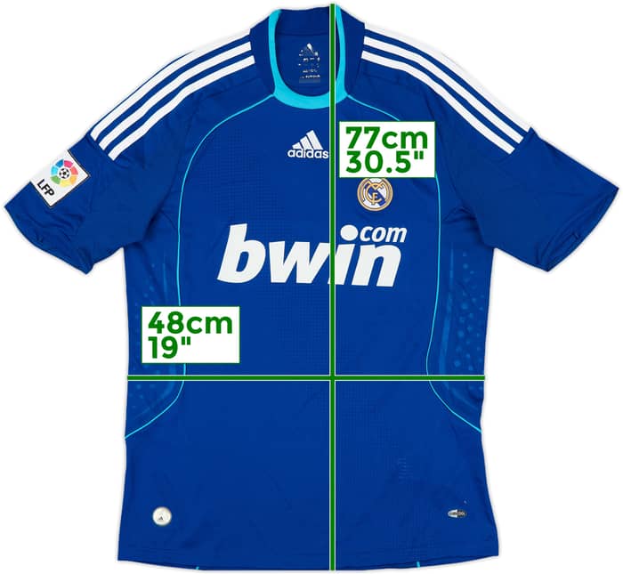 2008-09 Real Madrid Away Shirt Raul #7 - 7/10 - (S)