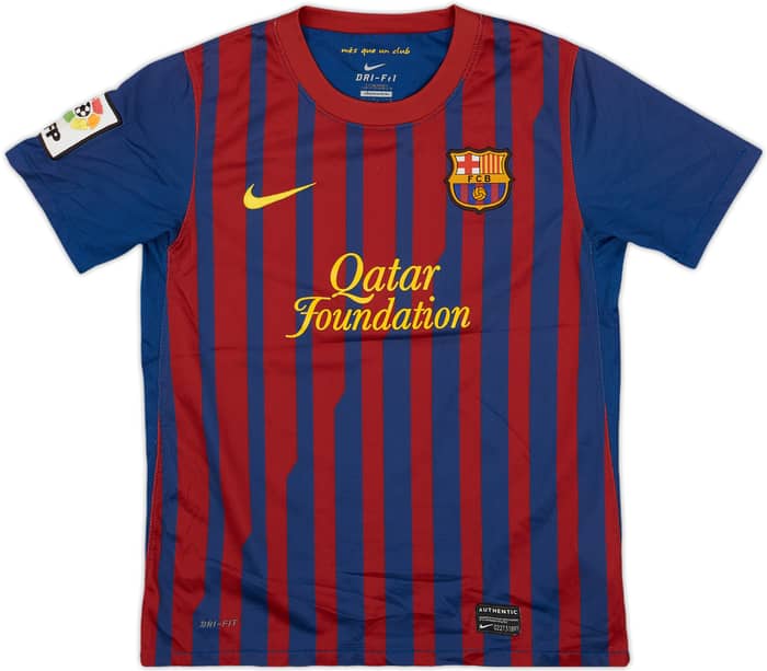 2011-12 Barcelona Home Shirt - 6/10 - (M.Boys)