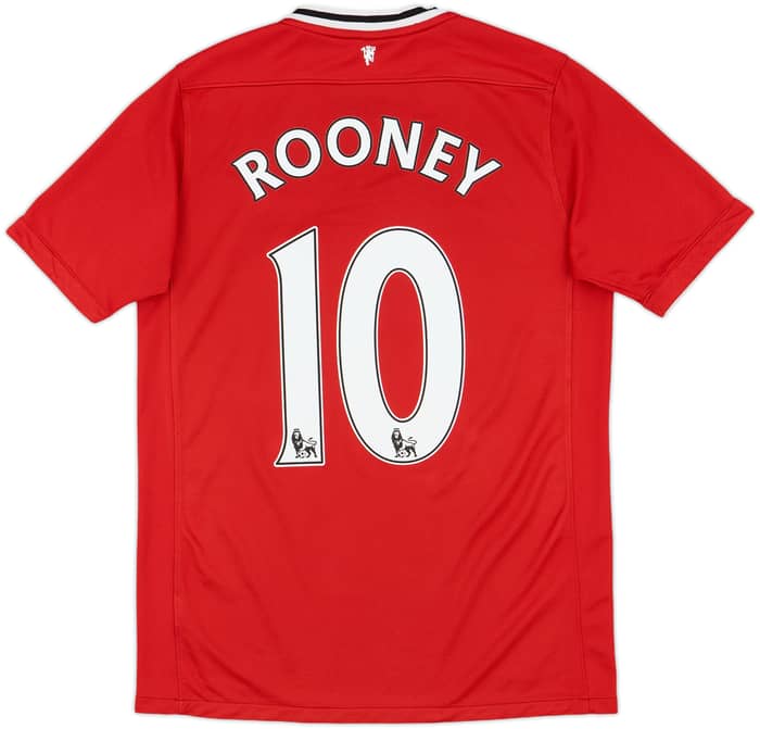 2011-12 Manchester United Home Shirt Rooney #10 - 8/10 - (XL.Boys)
