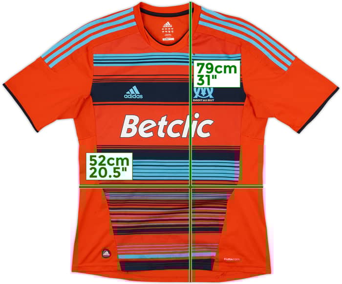 2011-12 Olympique Marseille Third Shirt Lucho #8 - 5/10 - (L)